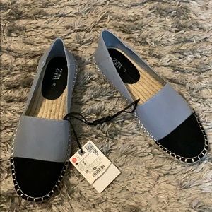 Zara blue espadrilles